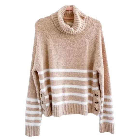 Harper Heritage Sweaters - 31. Harper Heritage Fuzzy Striped Sweater